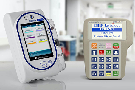 Photo of two types of infusion pumps