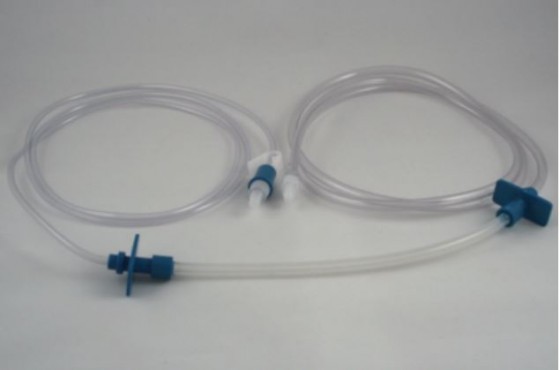 REPEATER PUMP TRANSFER SET MALE/MALE - 10/CS