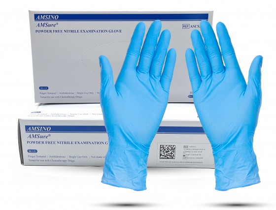 GLOVE NITRILE PF LF NS XL 1000/CS