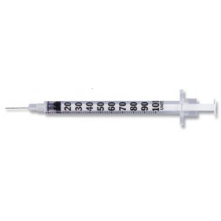 INSULIN SYRINGE 1CC 28G X 1/2" MICRO-FINE - 500/CS