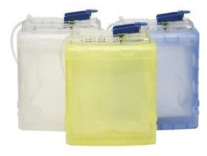 250ML CASSETTE YELLOW W/FLOW STOP - 12/CS