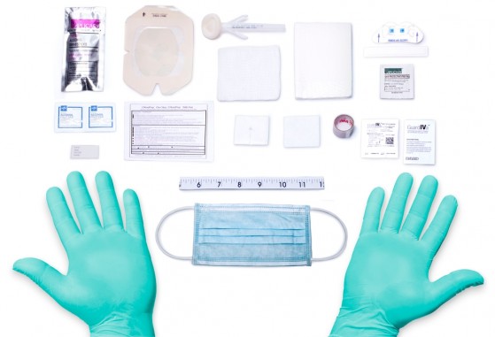 PREMIUM DRESSING CHANGE KIT W/ GUARDIVA AND STATLOCK - 30/CASE