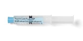 PREFILLED HEPARIN SYRINGES 5/12 10U - 30/BOX