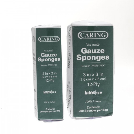 GAUZE NON-STERILE 4" X 4" 8 PLY - 4000/CS