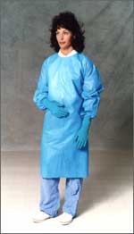GOWN CHEMO XL BLUE - 25/CS - OUT OF STOCK