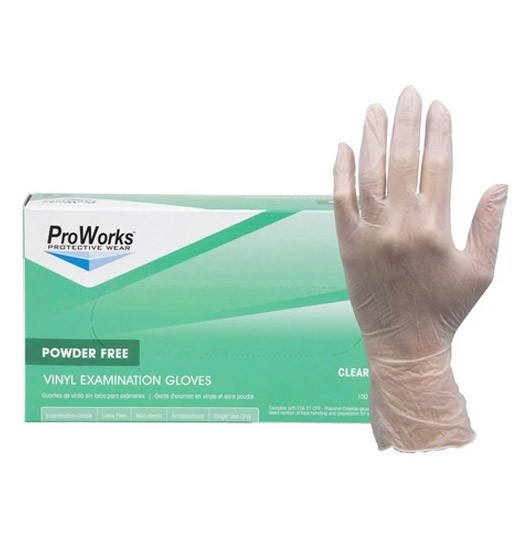 HI-TECH GLOVES VINYL PF XL - 1000/CS