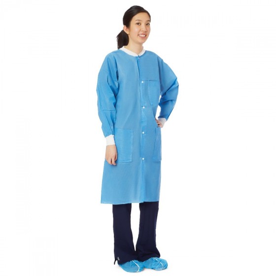 LAB COAT BLUE M - 30/CS