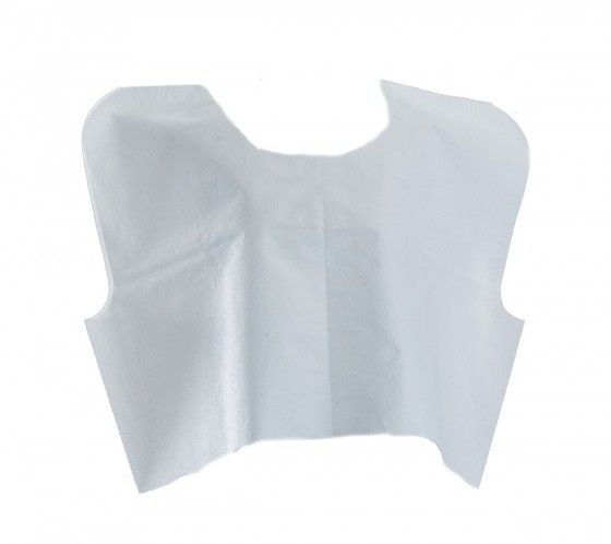 Disposable Tissue Exam Capes, White - 100/CS