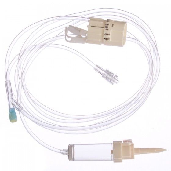 92" IV SET 20 DROP 300ML WITH FLOW REGULATOR, UNIVERSAL SPIKE, 15 MICRON FILTER, Y-SITE - 50/CS