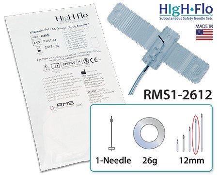 HIgH-Flo™ 1 NEEDLE 26G 12MM 20/BX