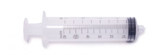 SYRINGE 60ML/CC LUER LOCK - 30/BX