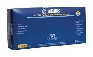 TIDI GLOVES NITRILE 12" PF XL - 500/CS