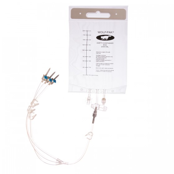 TPN BAG GRAVITY 2000ML 3LEG - 50/CS